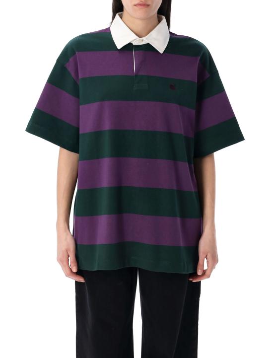 25SS 칼하트 WIP 폴로 티셔츠 I034552 2SCXX CONIFER PURPLE