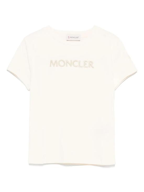 26SS [키즈] 몽클레어 티셔츠 L19548C00009 89AT9 050 CREAM