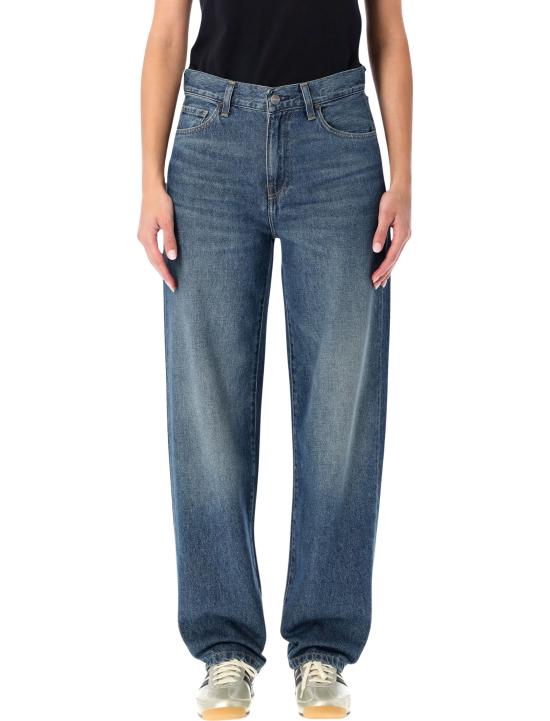 25FW 칼하트 WIP 데님 팬츠 I035881 014L BLUE DARK USED WASH