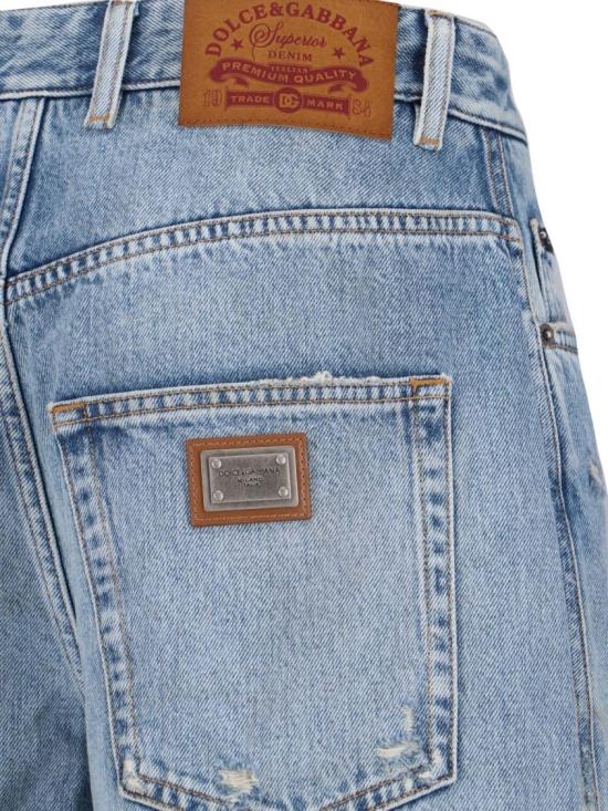 26SS 돌체앤가바나 데님 트라우저 FTDHHD G8OR6S9001 Blue - DOLCE & GABBANA