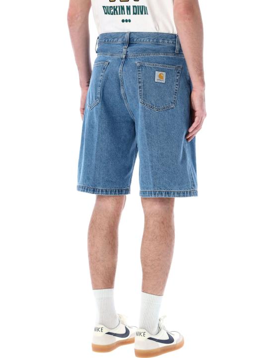 25FW 칼하트 WIP 숏팬츠 I030469 0160 BLUE HEAVY STONE WASH - CARHARTT WIP