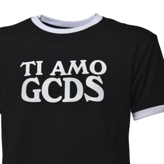 26SS 지씨디에스 반팔 티셔츠 A2OU2308JG4 99 Black - GCDS