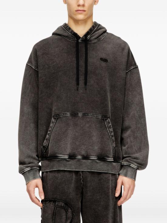 26SS 디젤 s-boxt-hood-den 후드티셔츠 A19325 0KIBZ 9XXA Black - DIESEL