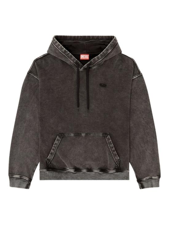 26SS 디젤 s-boxt-hood-den 후드티셔츠 A19325 0KIBZ 9XXA Black