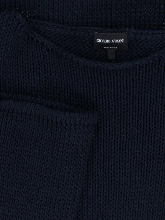 26SS 조르지오 아르마니 스웨터 GM003321 AF25105UB102 Blue - GIORGIO ARMANI