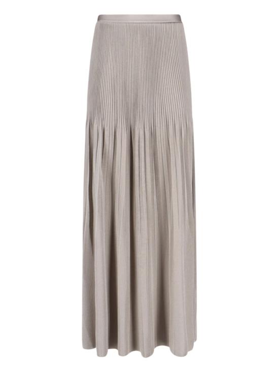 26SS 조르지오 아르마니 롱 스커트 GW003196 AF24199U6154 Grey