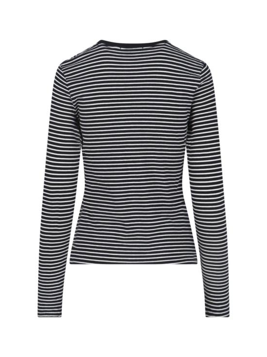 26SS 닐리로탄 긴팔 티셔츠 13462 K217BLACK IVORY STRIPE Black - NILI LOTAN