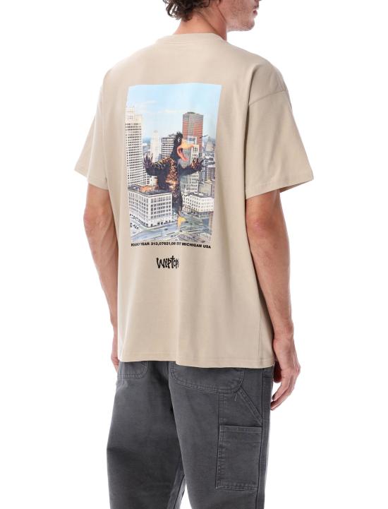 25FW 칼하트 WIP 그래픽 프린트 로고 티셔츠 I035492 G1XX WALL - CARHARTT WIP