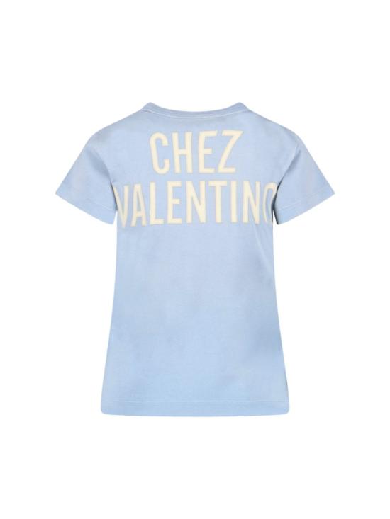 26SS 발렌티노 가라바니 반팔 티셔츠 8B3MG24Y9GLC5Q Blue - VALENTINO GARAVANI