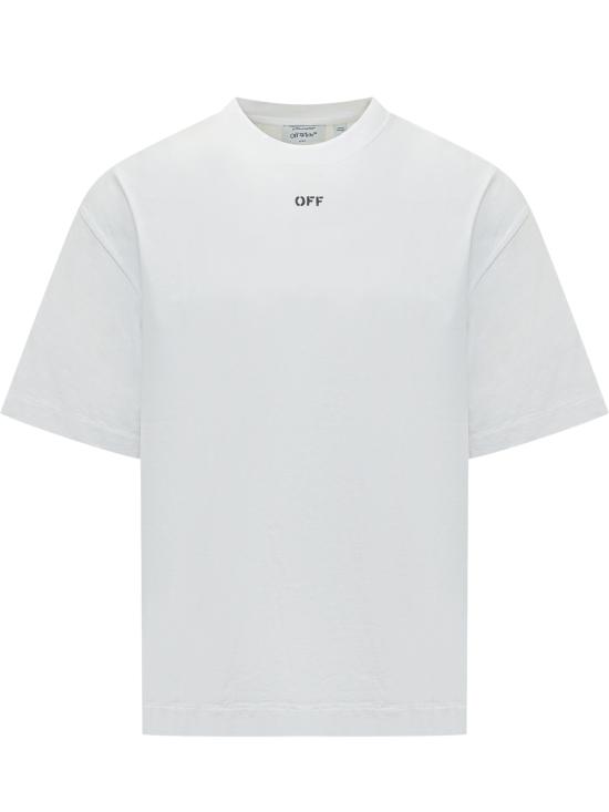 26SS 오프화이트 반팔 티셔츠 44MAA120S26J00 I100 WHITE