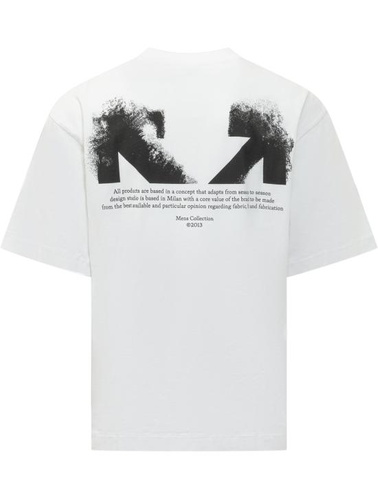 26SS 오프화이트 반팔 티셔츠 44MAA120S26J00 8100 WHITE - OFF WHITE