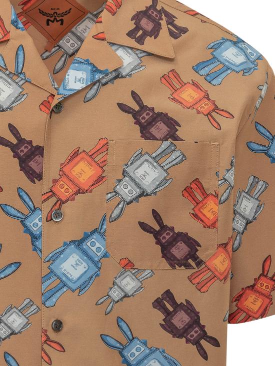 26SS 엠시엠 긴팔 셔츠 MHHGSMM02 CO COGNAC - MCM