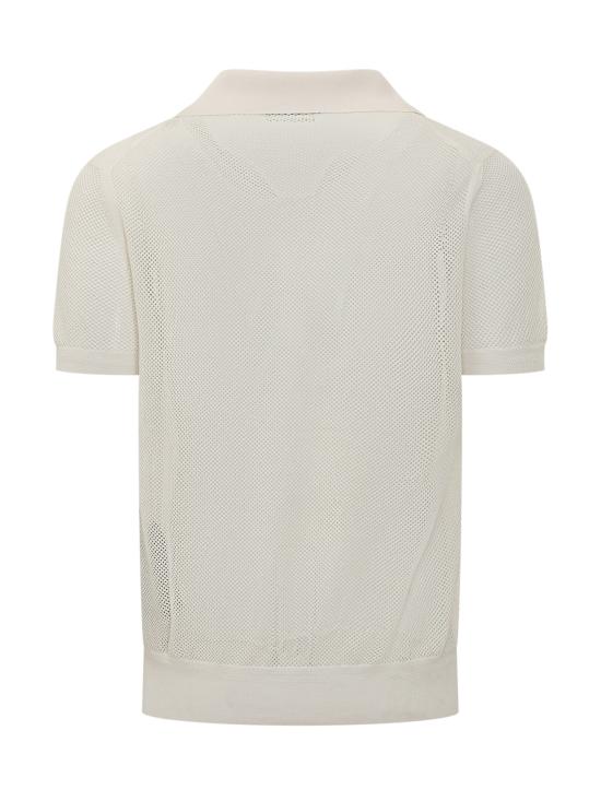 26SS 톰포드 폴로 티셔츠 KPS040YMC046 WAB WHITE - TOMFORD