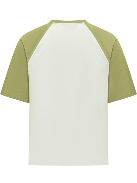 26SS 아미 반팔 티셔츠 UTS379726 A041 BLANC CREME MATCHA - AMI