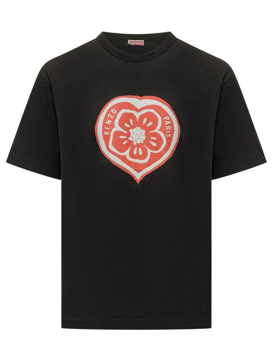 26SS 겐조 반팔 티셔츠 FG55TS2074SO 99J BLACK