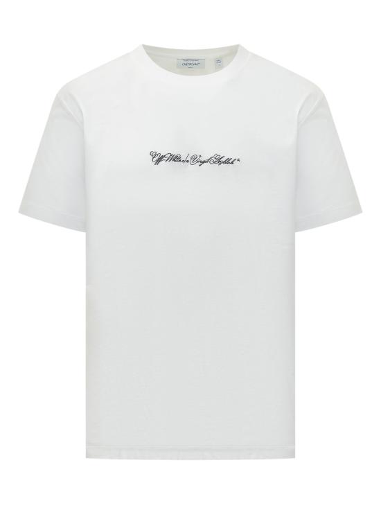 26SS 오프화이트 반팔 티셔츠 44MAA027S26J00 2100 WHITE