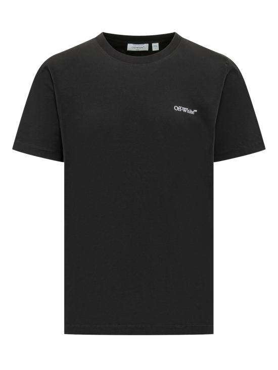 26SS 오프화이트 반팔 티셔츠 44MAA027S26J00 1001 BLACK