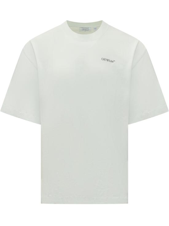 26SS 오프화이트 반팔 티셔츠 44MAA120S26J00 8332 BLUEWASH