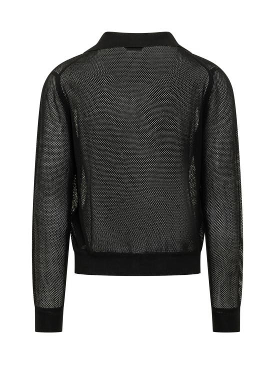 26SS 톰포드 폴로 티셔츠 KPL054YMC046 NAA BLACK - TOMFORD