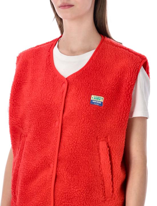 26SS 아메리칸 빈티지 베스트 HOK16B LOVE Rosso - AMERICAN VINTAGE