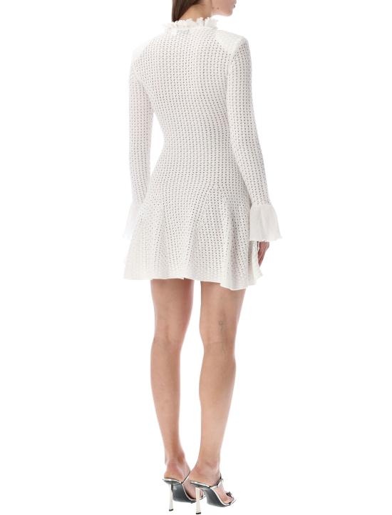 26SS 셀프 포트레이트 미디 원피스 SS26051SW WHITE Bianco - SELF PORTRAIT