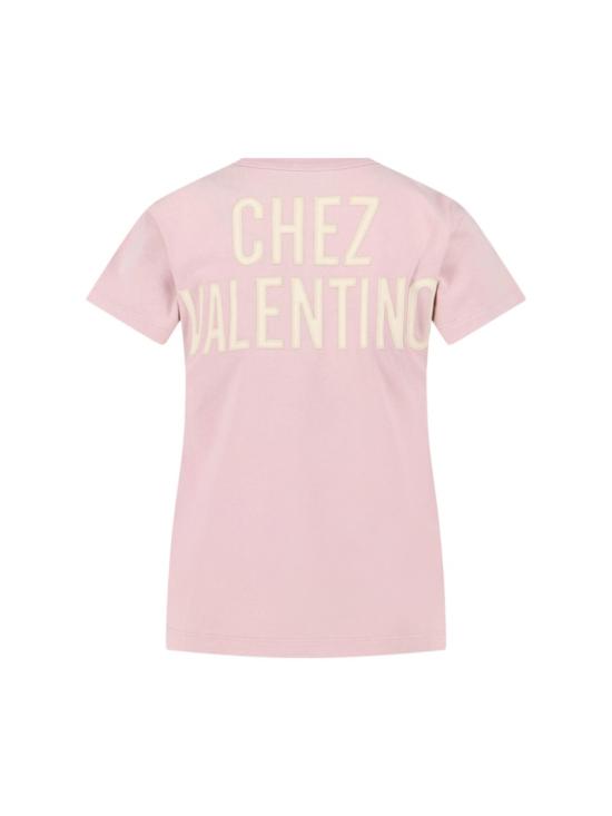 26SS 발렌티노 가라바니 반팔 티셔츠 8B3MG24Y9GLC5R Pink - VALENTINO GARAVANI