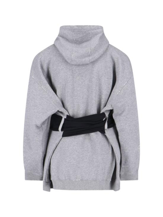 26SS MM6 메종마르지엘라 후디드 스웨트셔츠 윗 글러브 S52DA0083 M25025853M Grey - MM6 MAISON MARGIELA