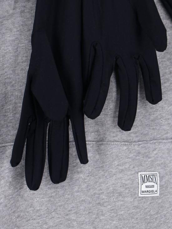 26SS MM6 메종마르지엘라 후디드 스웨트셔츠 윗 글러브 S52DA0083 M25025853M Grey - MM6 MAISON MARGIELA