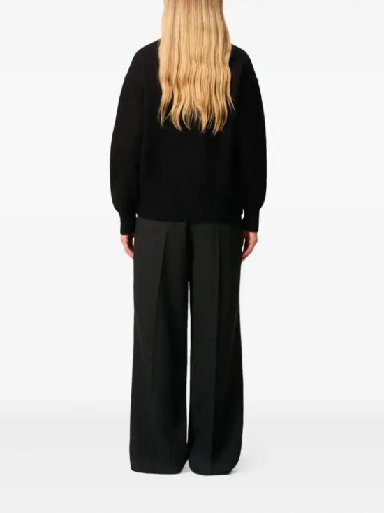 26SS 아미 ADC 터틀넥 스웨터 UKS839018 009 Black - AMI