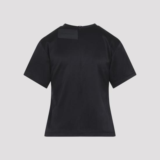 26SS 피비 파일로 반팔 티셔츠 DT213 SE0228 Black - PHOEBE PHILO