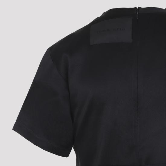 26SS 피비 파일로 반팔 티셔츠 DT213 SE0228 Black - PHOEBE PHILO