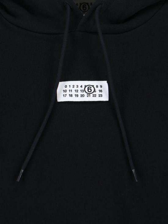 26SS MM6 메종마르지엘라 코튼 후디드 스웨트셔츠 S52GU0235 M25025900 Black - MM6 MAISON MARGIELA