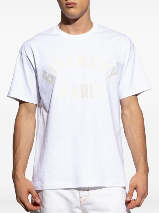 26SS 지방시 맥시 로고 코튼 티셔츠 BM71NK3YRS100 White - GIVENCHY