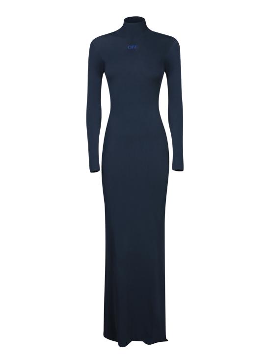 24FW 오프화이트 원피스 OWHI097F23 KNI001 4745 Blue