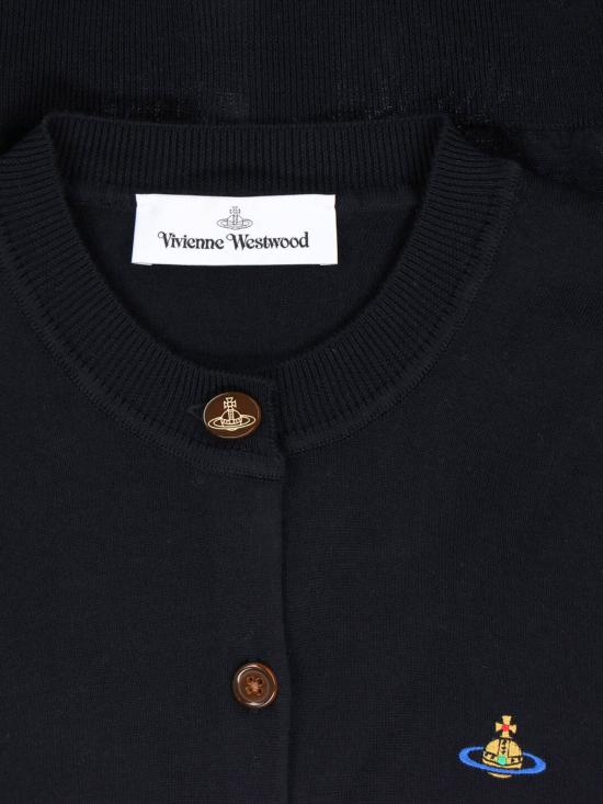 26SS 비비안웨스트우드 BEA 베아 니트 가디건 1803002P Y001A N402 Black - VIVIENNE WESTWOOD