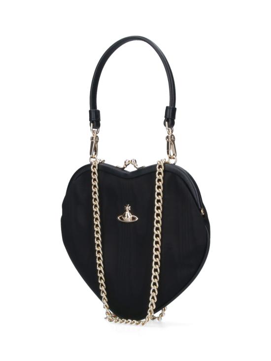 26SS 비비안웨스트우드 벨 하트 프레임 퍼스 4B01000CW W01F4 N401 Black - VIVIENNE WESTWOOD