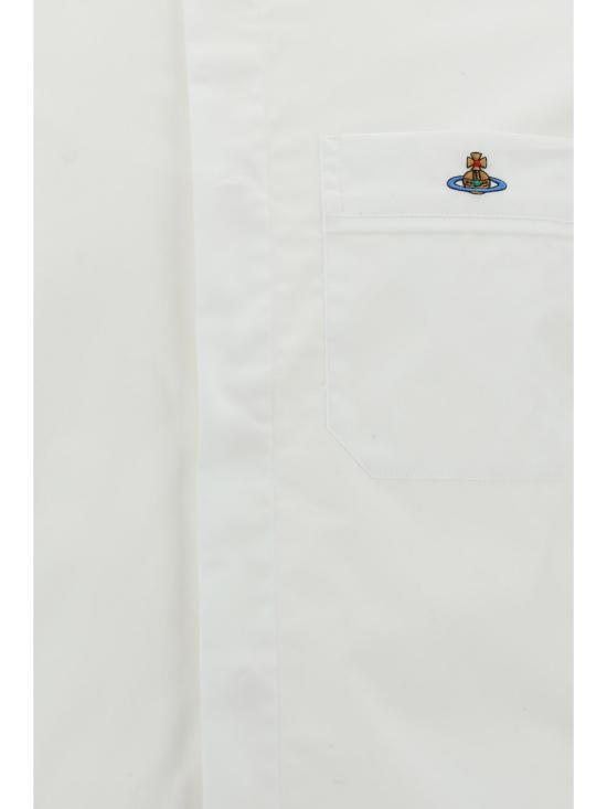 26SS 비비안웨스트우드 반팔 셔츠 24010004 W009Q BS A401 White - VIVIENNE WESTWOOD