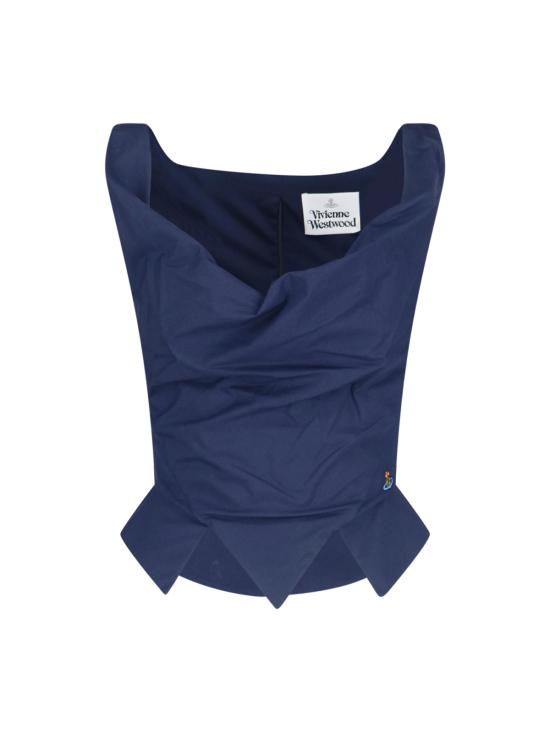 26SS 비비안웨스트우드 긴팔 티셔츠 1505000M W009Q K410 Blue