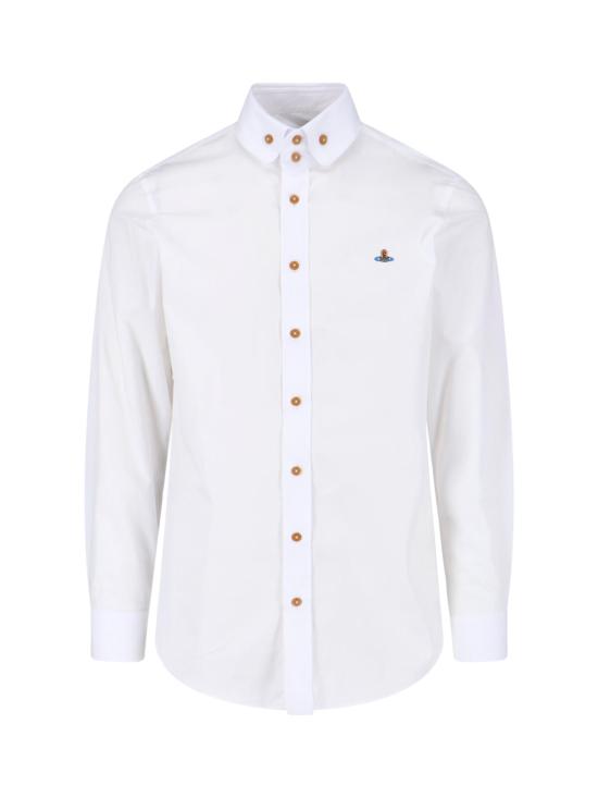 26SS 비비안웨스트우드 긴팔 셔츠 24010005 W009Q A401 White