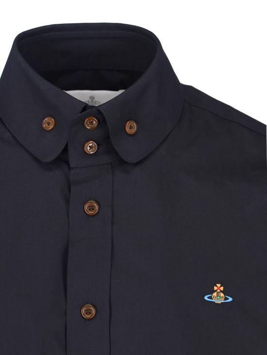 26SS 비비안웨스트우드 투 버튼 크롤 셔츠 24010005 W009Q N401 - VIVIENNE WESTWOOD