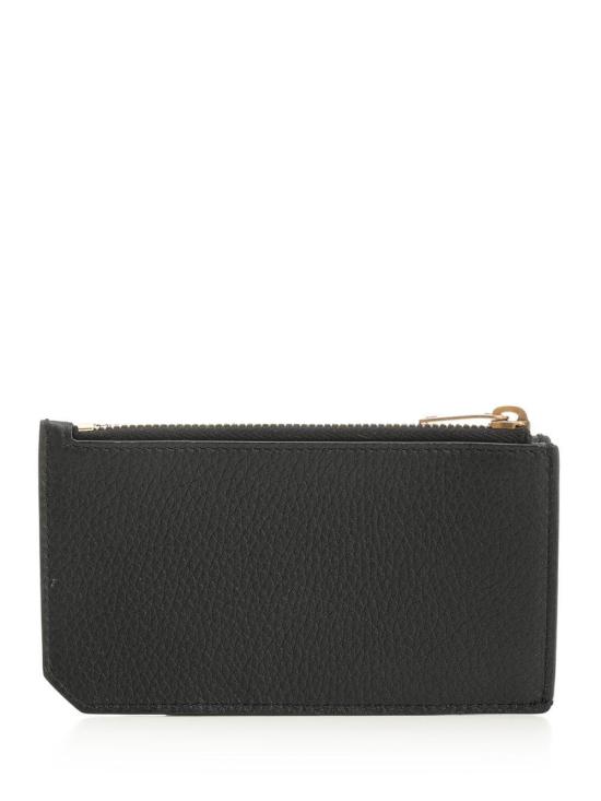 25FW 생로랑 그레인레더 타이니 카산드라 프라그먼트 지퍼 카드 케이스 847962AAET9 1000 NERO - SAINT LAURENT