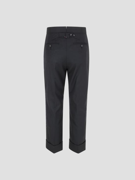 26SS 톰브라운 스트레이트 팬츠 FTC507B00626 001 BLACK - THOM BROWNE