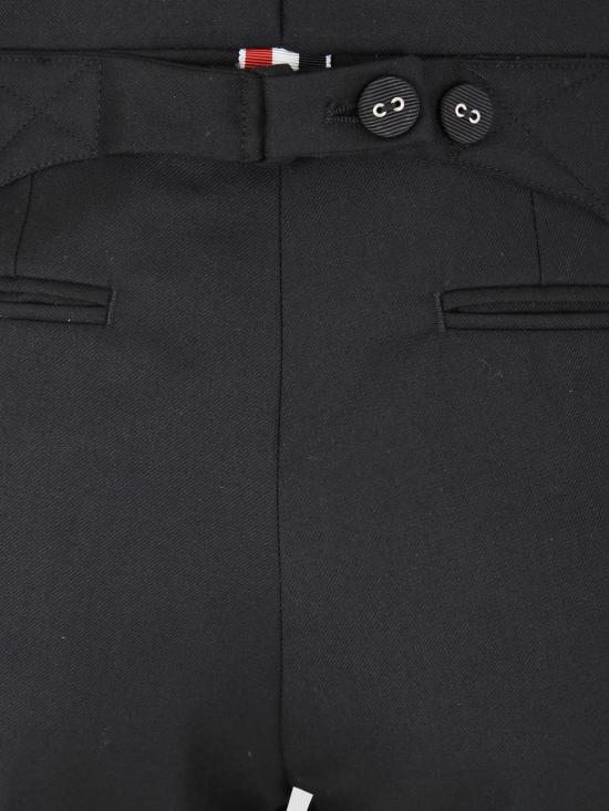 26SS 톰브라운 스트레이트 팬츠 FTC507B00626 001 BLACK - THOM BROWNE