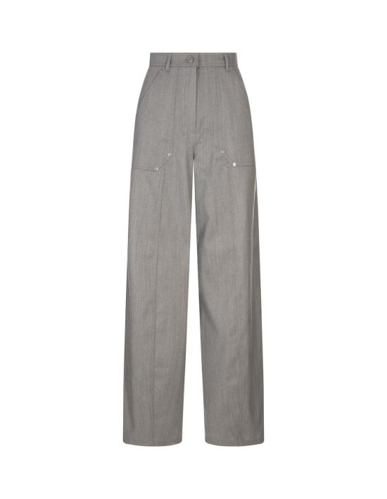 25FW 막스마라 스트레이트 팬츠 2521136022600 049 MEDIUM GREY