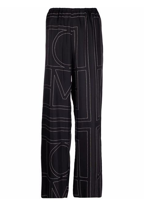 26SS 토템 스트레이트 팬츠 213255707925 001 BLACK - TOTEME