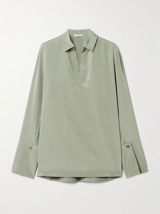 25FW 막스마라 반팔 티셔츠 2521196018600 009 SAGE GREEN