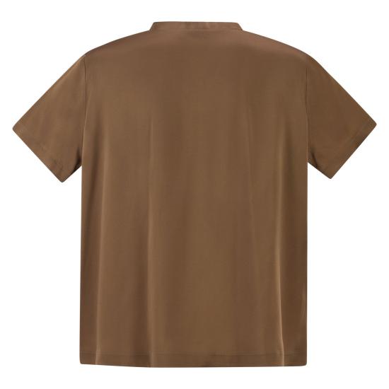 26SS 파비아나 필리피 반팔 티셔츠 TPD266F283 BROWN - FABIANA FILIPPI