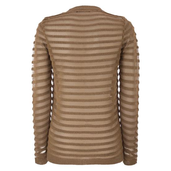 26SS 파비아나 필리피 스웨터 MAD266F102 BROWN - FABIANA FILIPPI