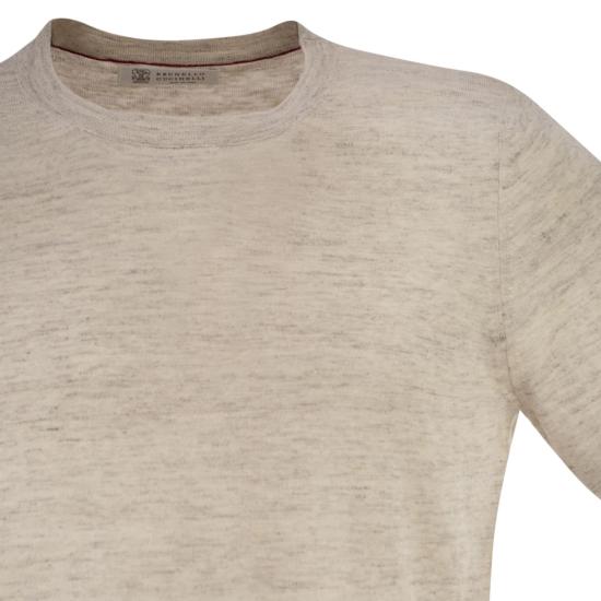 26SS 브루넬로 쿠치넬리 폴로 티셔츠 M2L00340 LIGHT BEIGE - BRUNELLO CUCINELLI