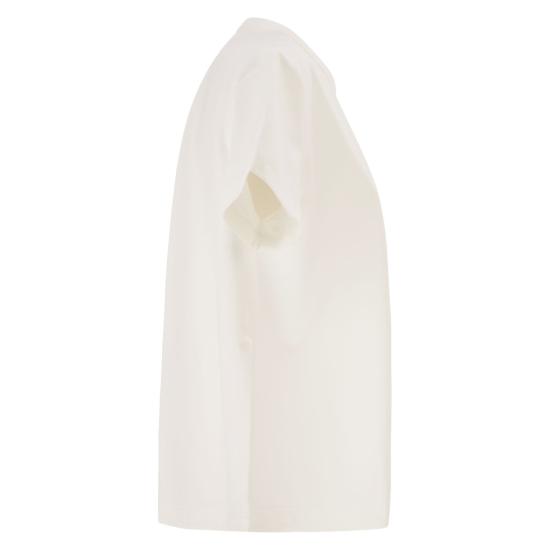 26SS 파비아나 필리피 폴로 티셔츠 JED266F155 WHITE - FABIANA FILIPPI